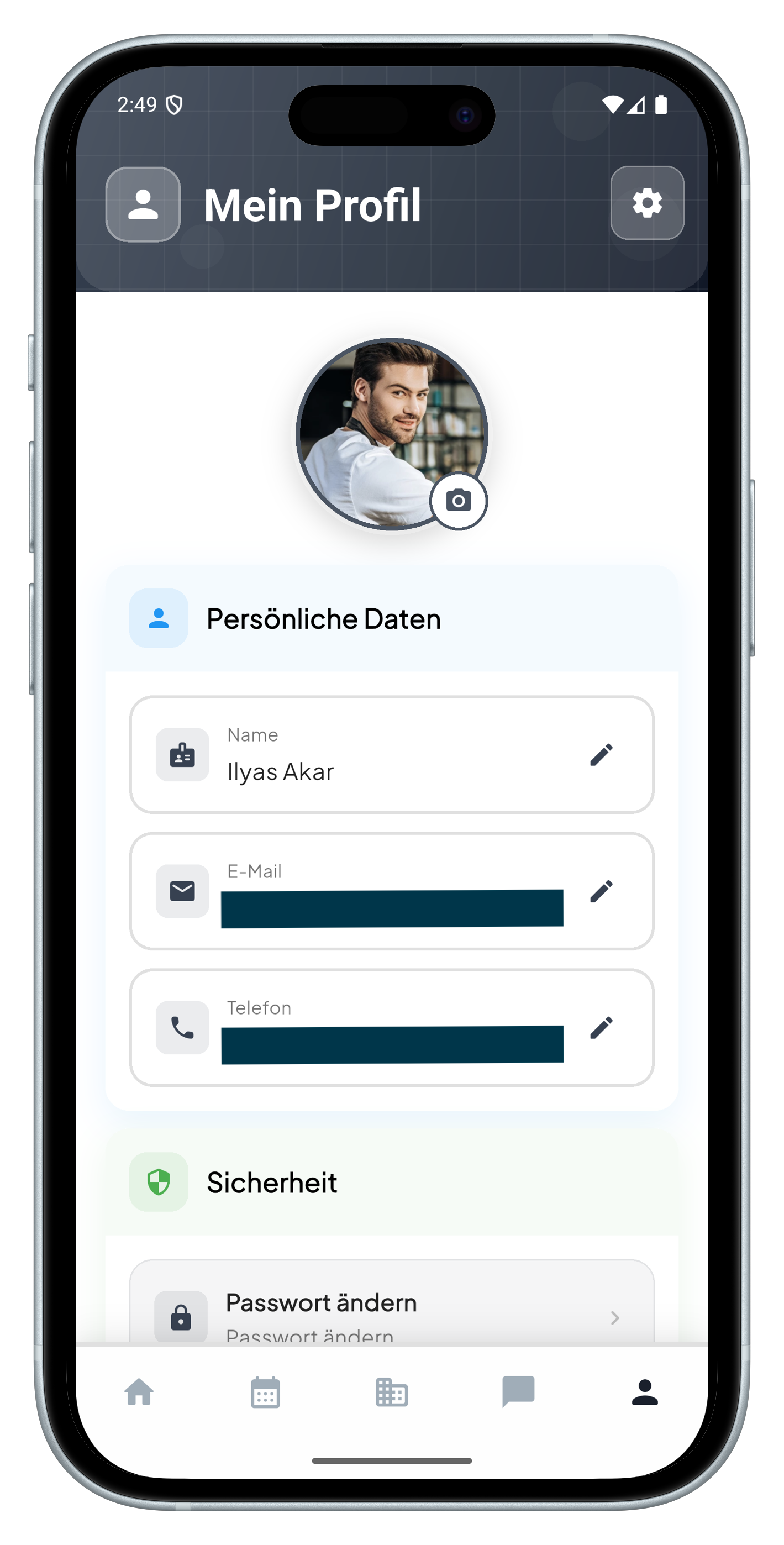 Persönliches Profil