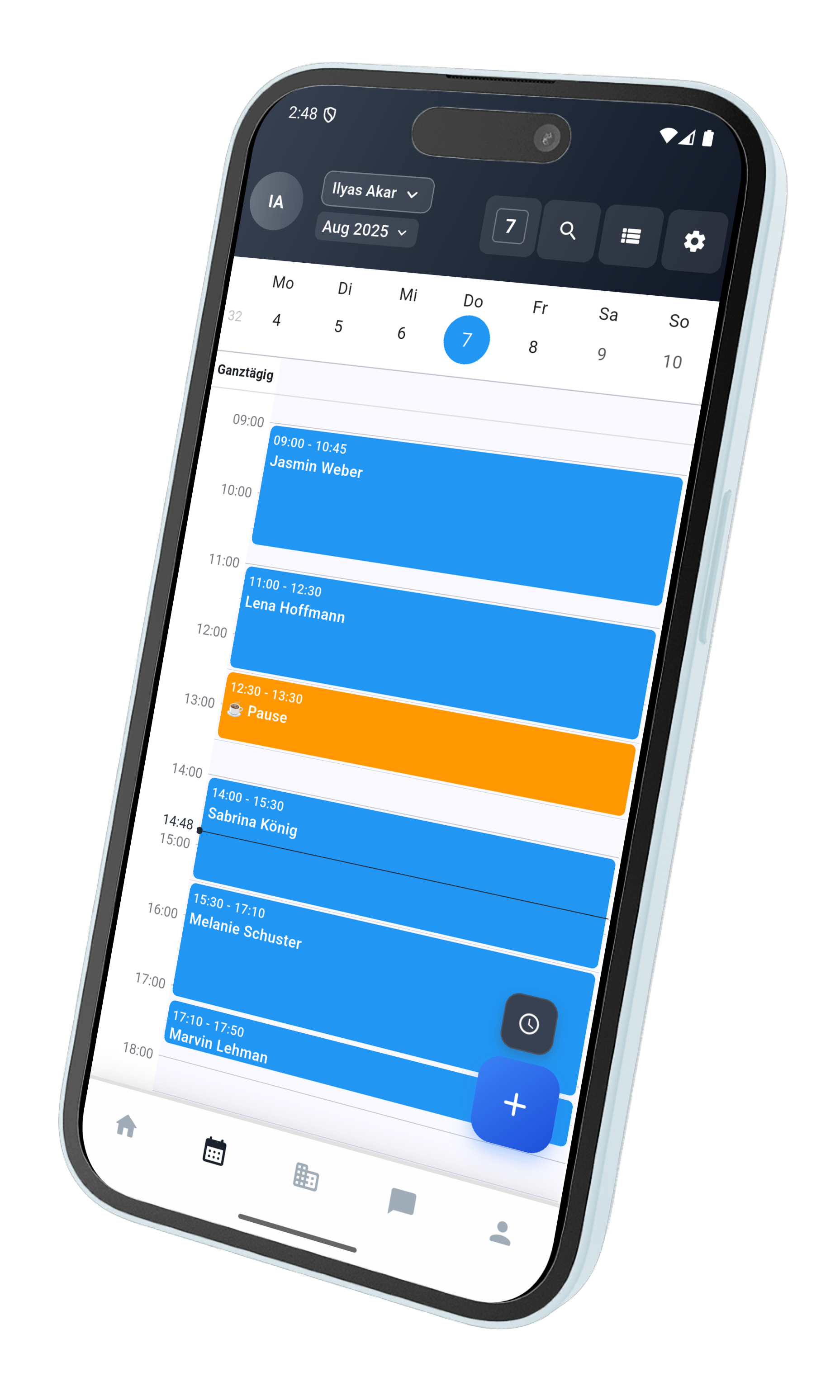 Clok Desktop App auf iPad